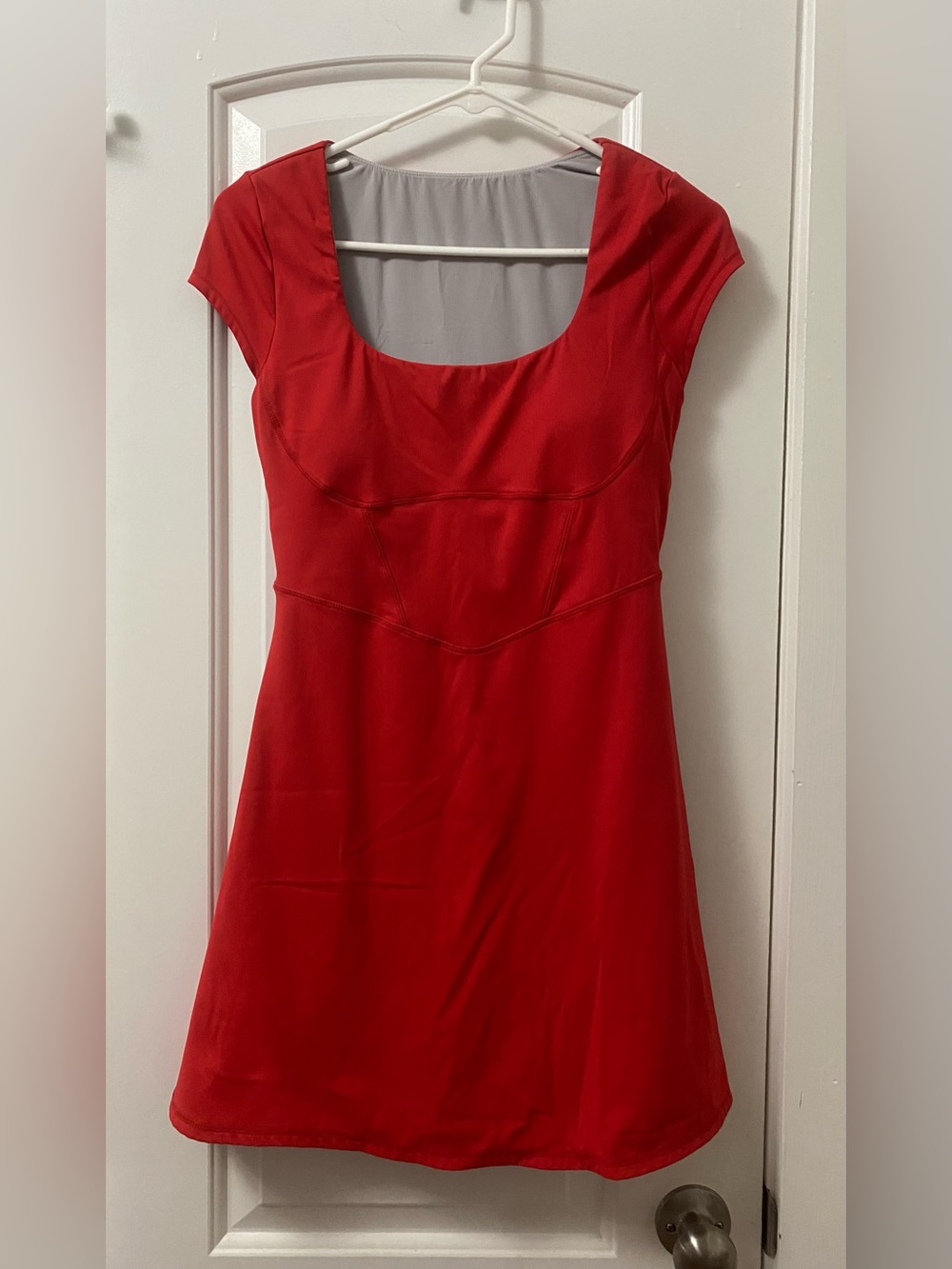 Halara Red Athletic Dress Built In Shorts Pockets Size S